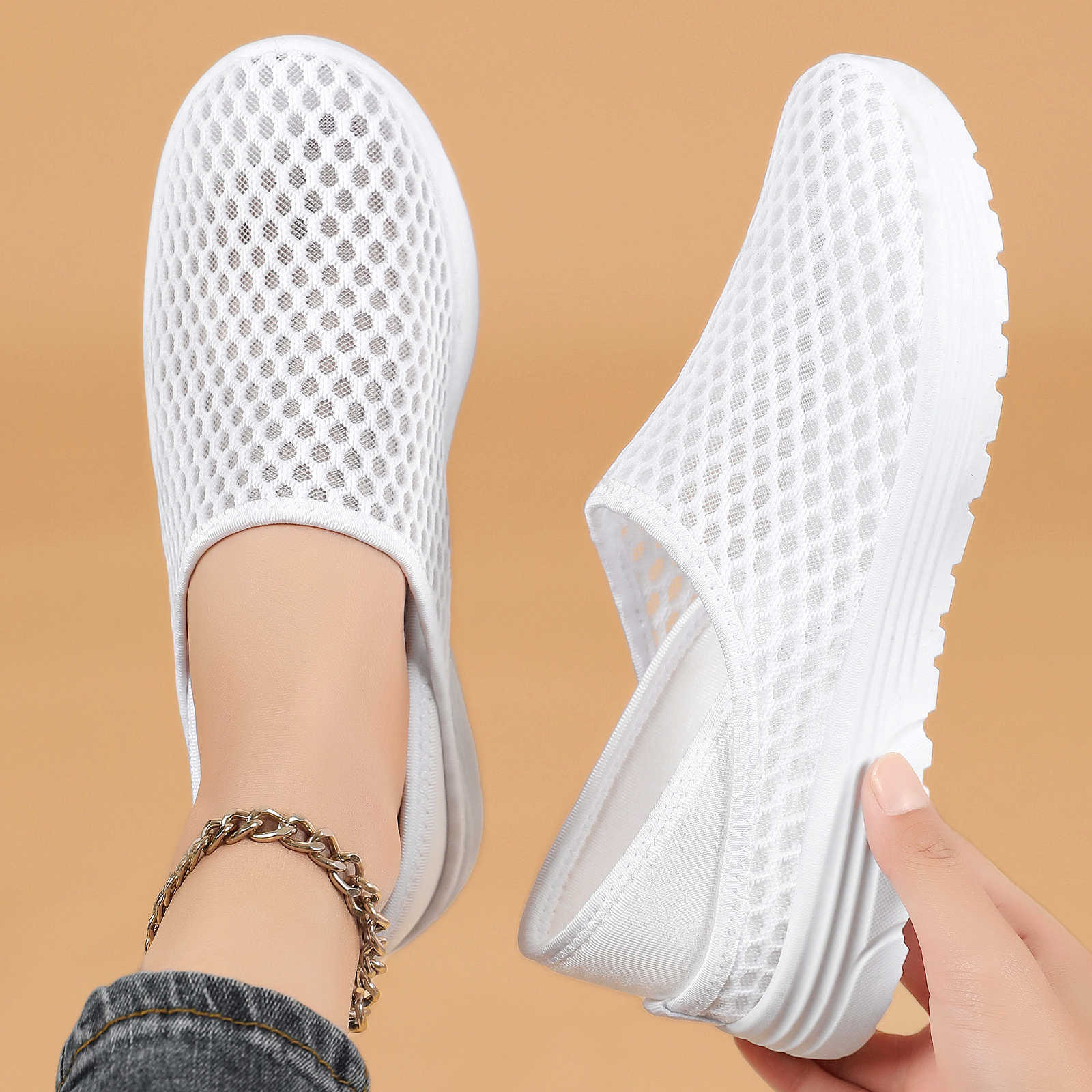 Damen Atmungsaktive und bequeme Schlupfschuhe Heidi Mode - Image 3