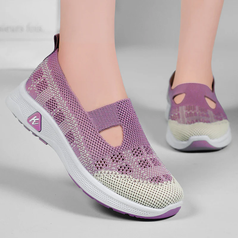 Damen Atmungsaktive und elastische Slip-On Freizeitschuhe Heidi Mode - Image 3