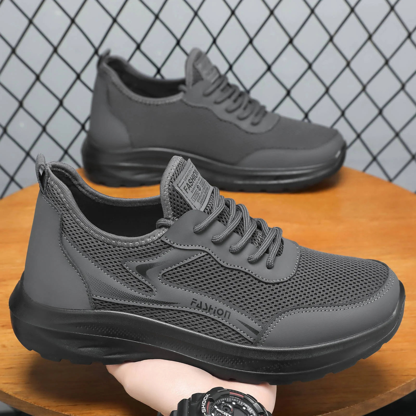 Damen Atmungsaktive und flexible Läufer-Sneaker mit dämpfender Sohle Heidi Mode - Image 2