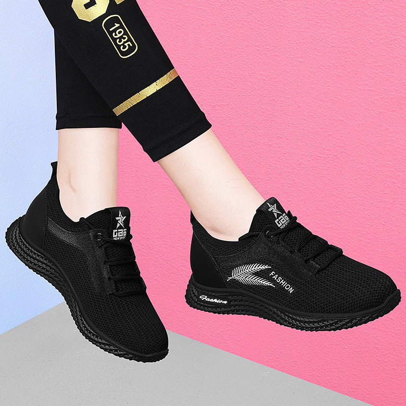 Damen Atmungsaktive und leichte Freizeitsneaker mit rutschfester Sohle Heidi Mode - Image 2