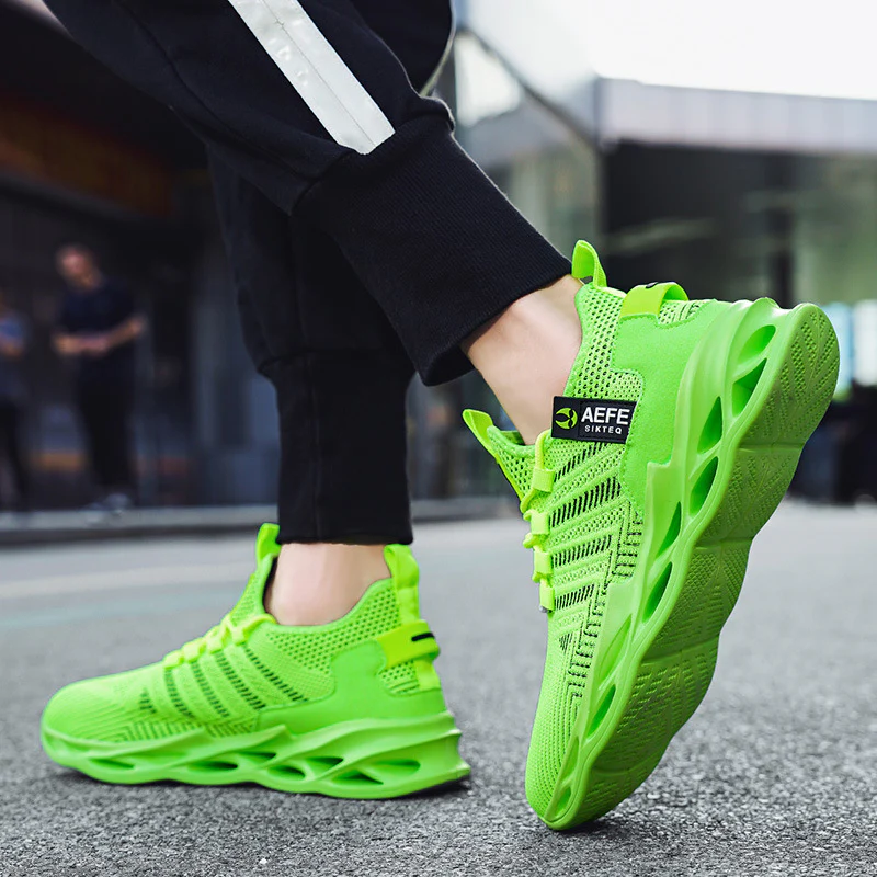 Damen Atmungsaktive und rutschfeste Lauf Sneakers mit stoßdämpfender Sohle Heidi Mode - Image 7