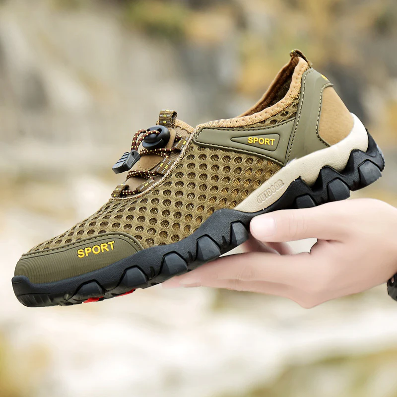 Damen Atmungsaktive und rutschfeste Sportschuhe mit elastischem Schnellschnürsystem Heidi Mode - Image 4