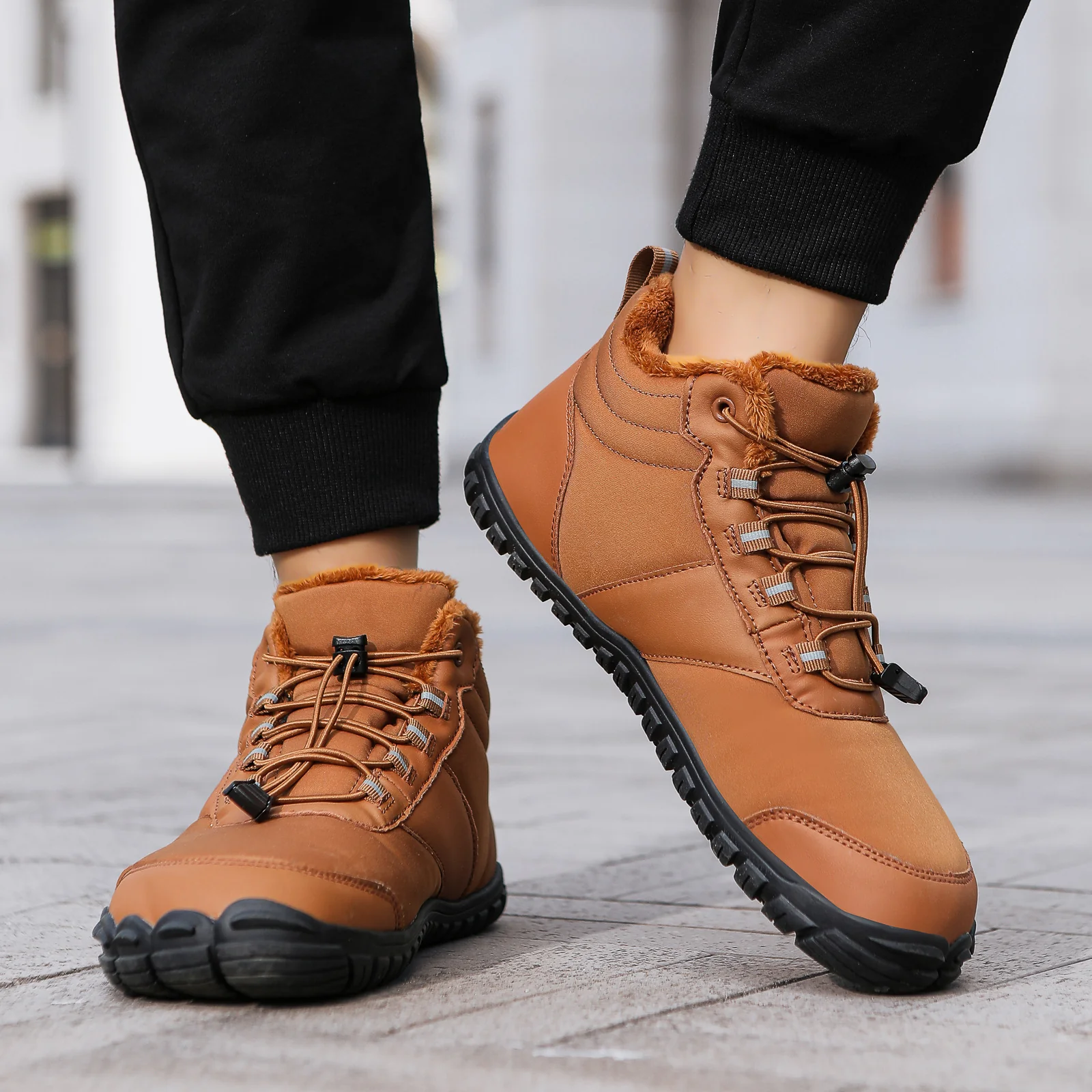Damen Atmungsaktive Winter-Boots mit rutschfester Sohle und warmem Innenfutter Heidi Mode - Image 3