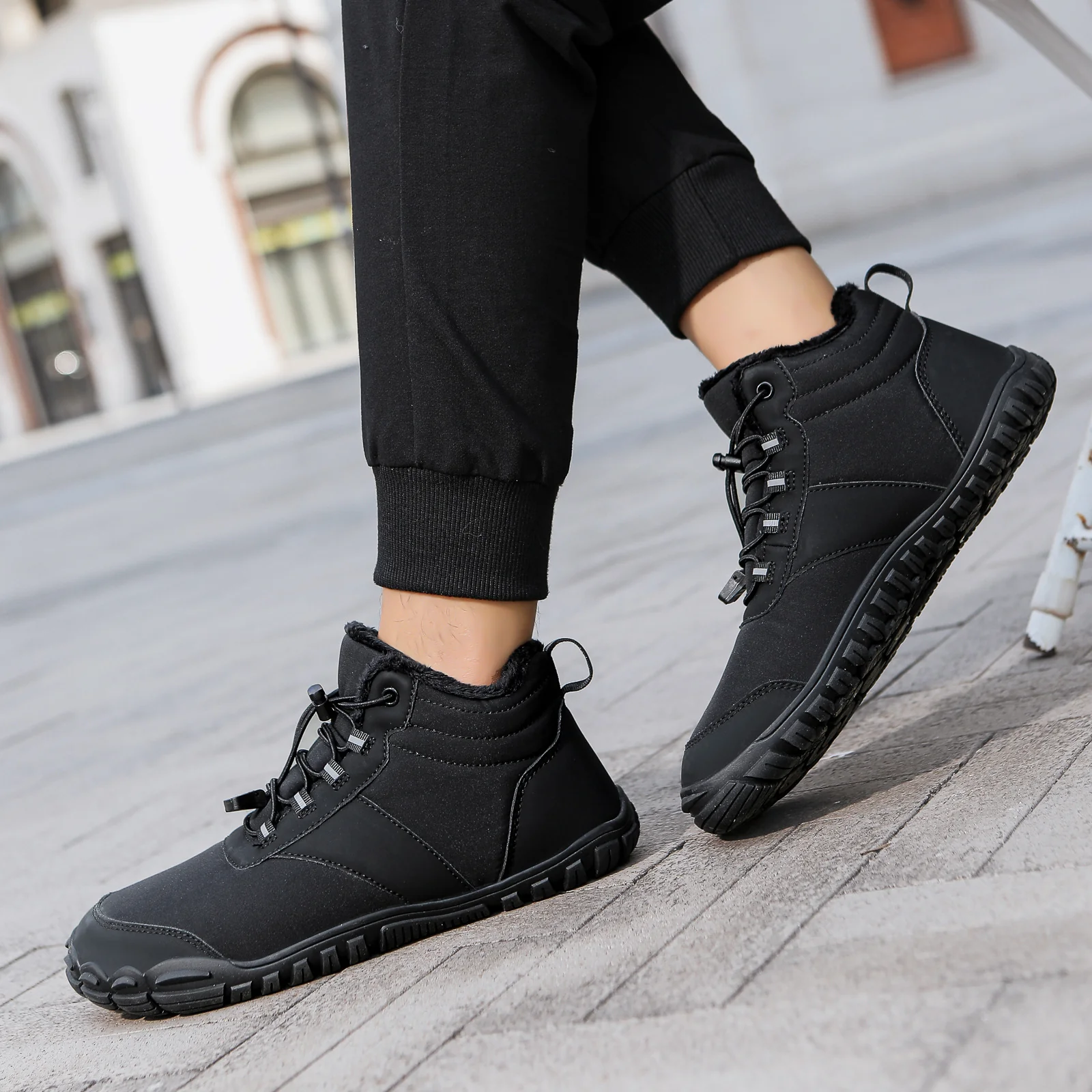Damen Atmungsaktive Winter-Boots mit rutschfester Sohle und warmem Innenfutter Heidi Mode - Image 4