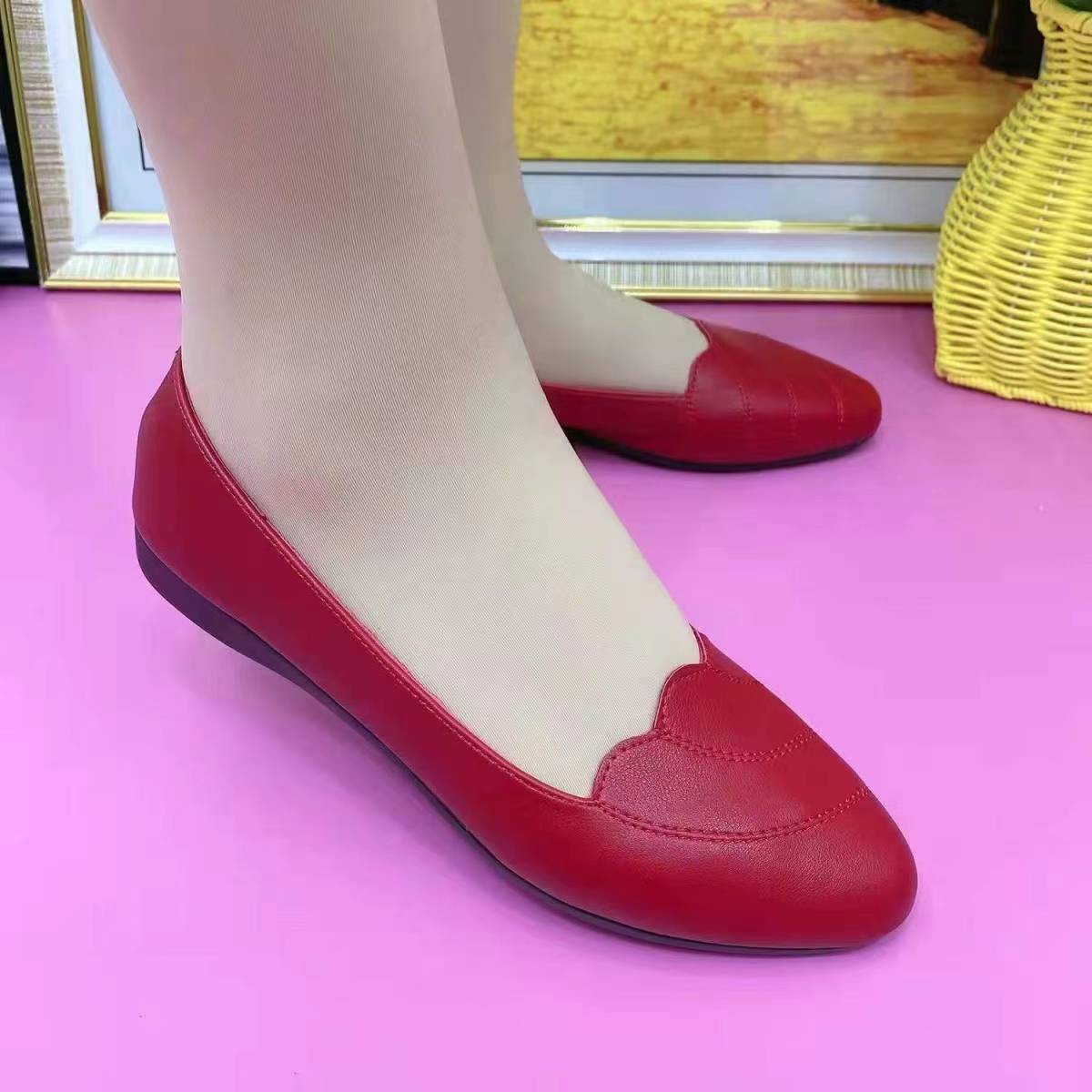 Damen Ballerina-Schuhe mit elegantem Obermaterial und komfortabler Sohle Heidi Mode - Image 3