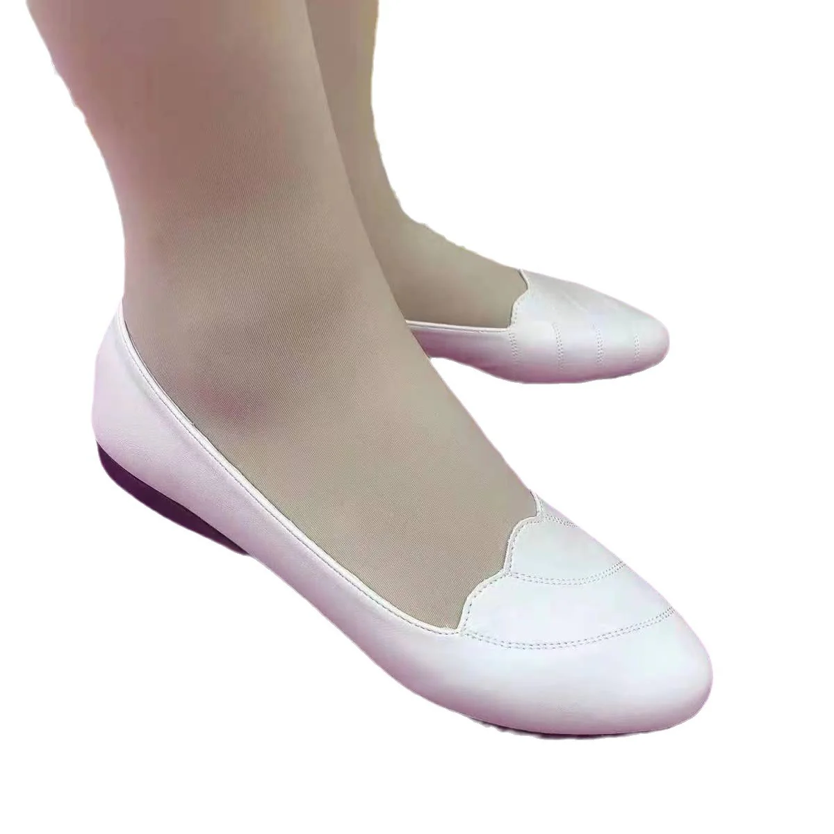 Damen Ballerina-Schuhe mit elegantem Obermaterial und komfortabler Sohle Heidi Mode - Image 5