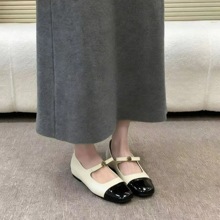 Damen Ballerina Schuhe mit elegantem Riemen und hochwertiger Lackspitze Heidi Mode - Image 3