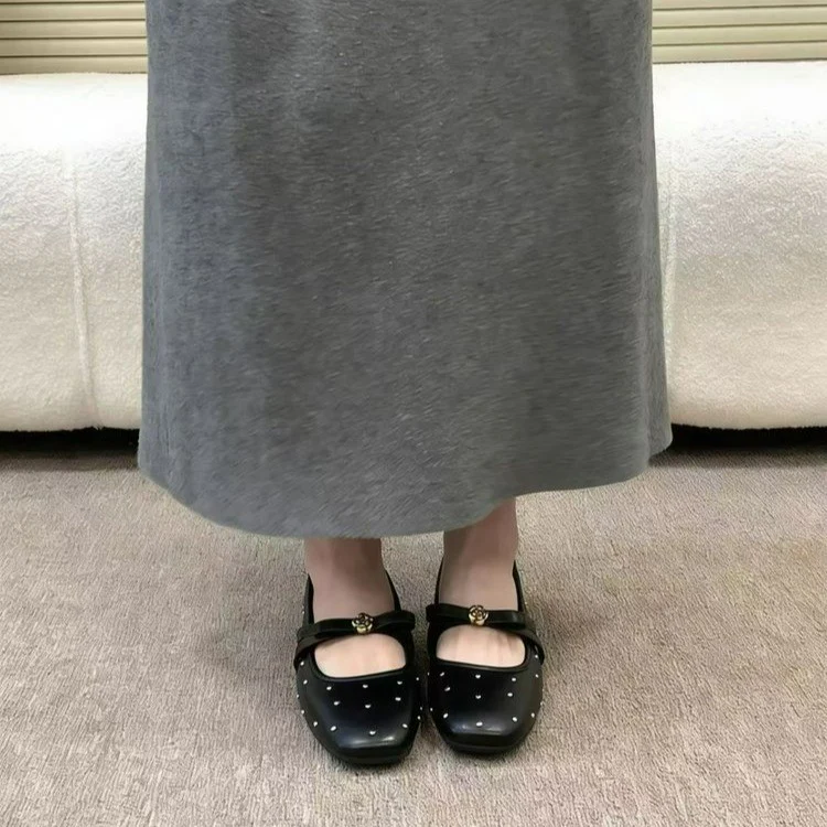 Damen Ballerina Schuhe mit elegantem Riemen und hochwertiger Lackspitze Heidi Mode - Image 7