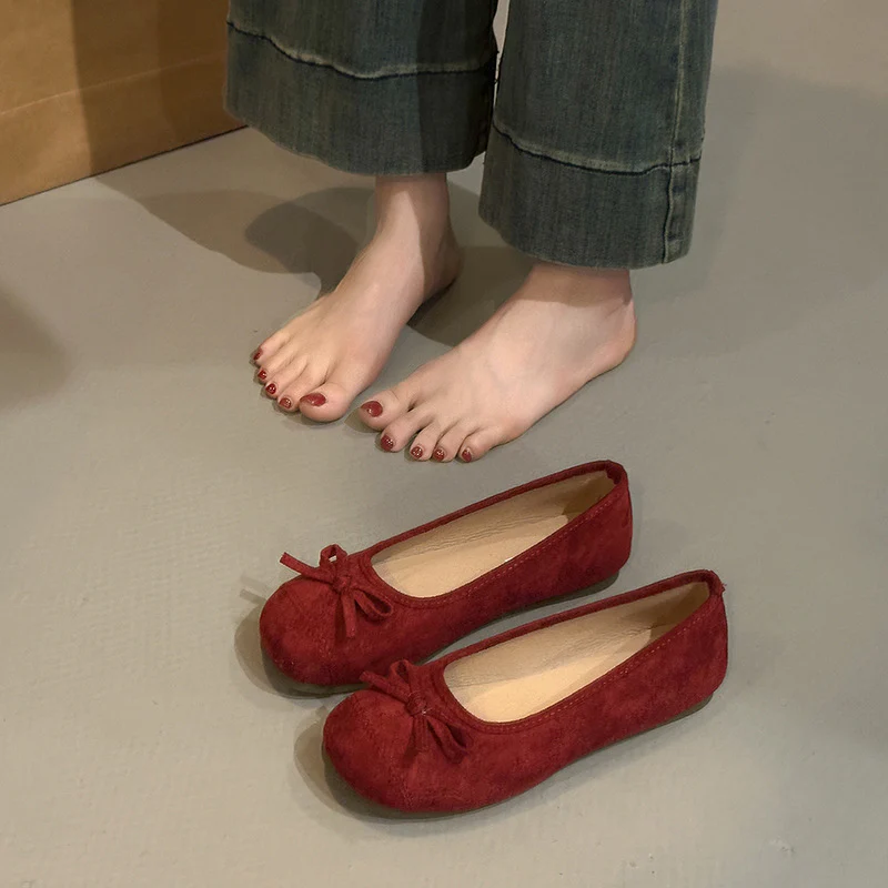 Damen Ballerina-Schuhe mit elegantem Schleifendetail Heidi Mode - Image 9
