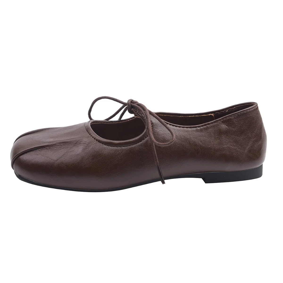 Damen Ballerina-Schuhe mit elegantem Schnürdesign und komfortablem Fußbett Heidi Mode - Image 5