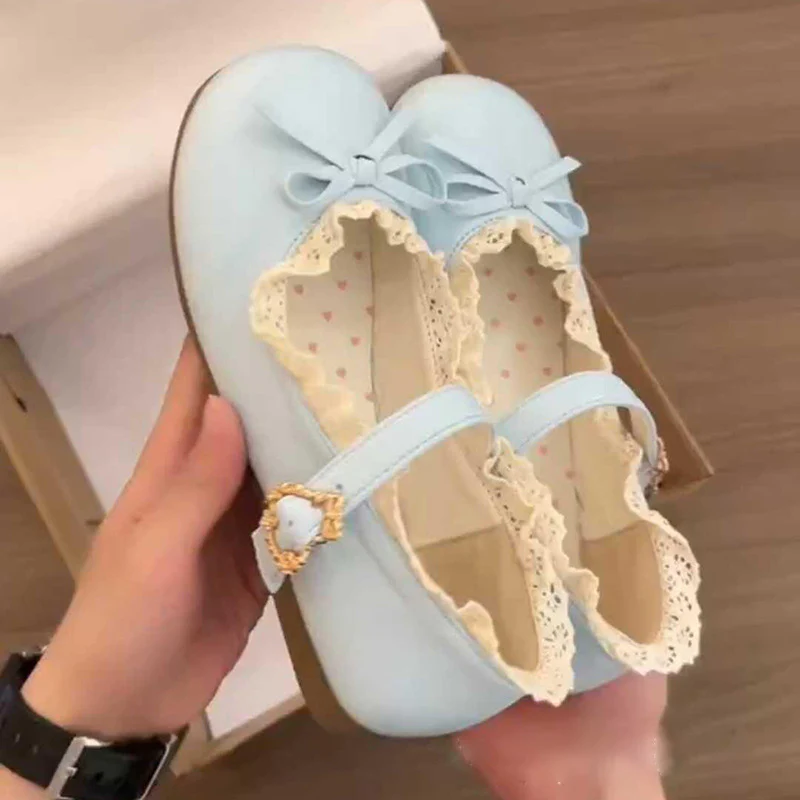 Damen Ballerina-Schuhe mit eleganter Riemchen-Detail und bequemer Sohle Heidi Mode - Image 12
