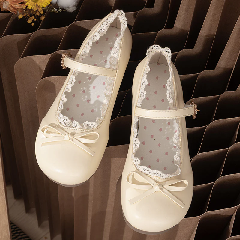 Damen Ballerina-Schuhe mit eleganter Riemchen-Detail und bequemer Sohle Heidi Mode - Image 8