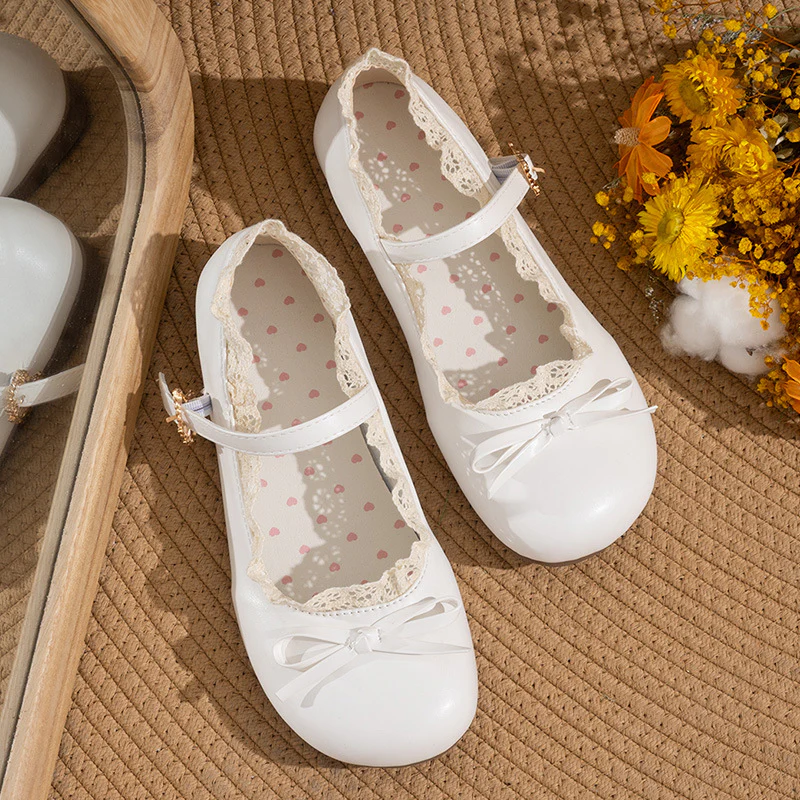 Damen Ballerina-Schuhe mit eleganter Riemchen-Detail und bequemer Sohle Heidi Mode - Image 9