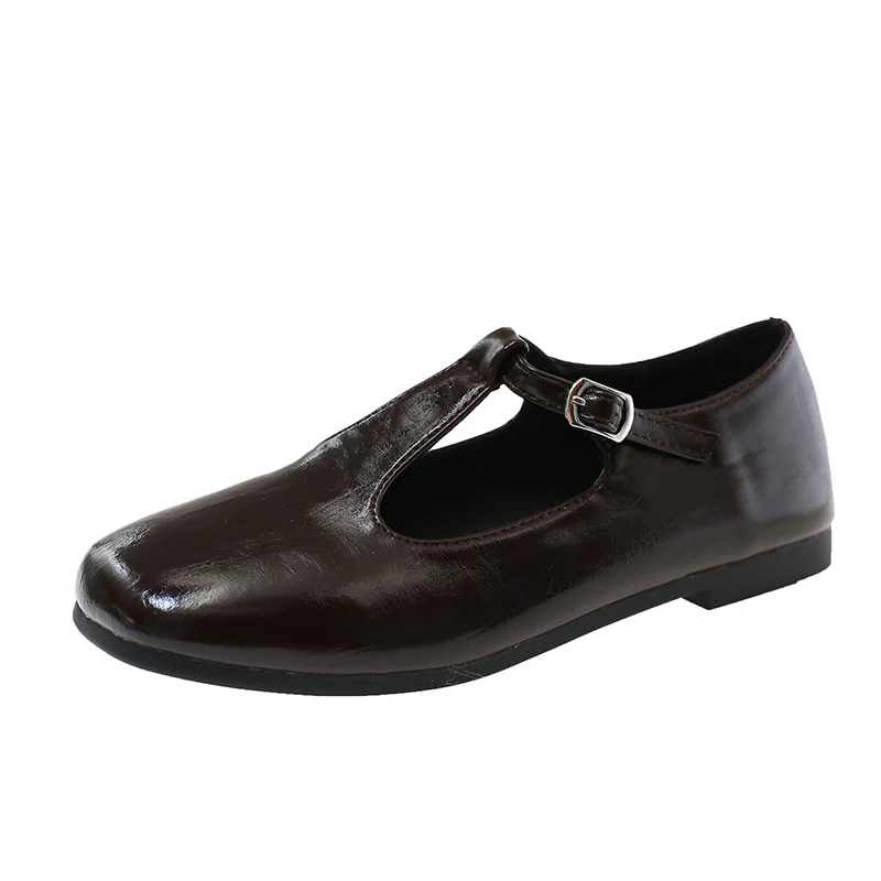 Damen Ballerina-Schuhe mit praktischem Schnallenverschluss und bequemer Innensohle Heidi Mode - Image 8