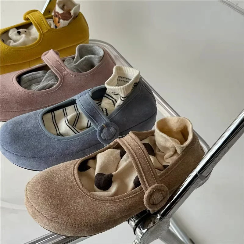 Damen Ballerinas mit bequemem Riemen und weichem Obermaterial Heidi Mode