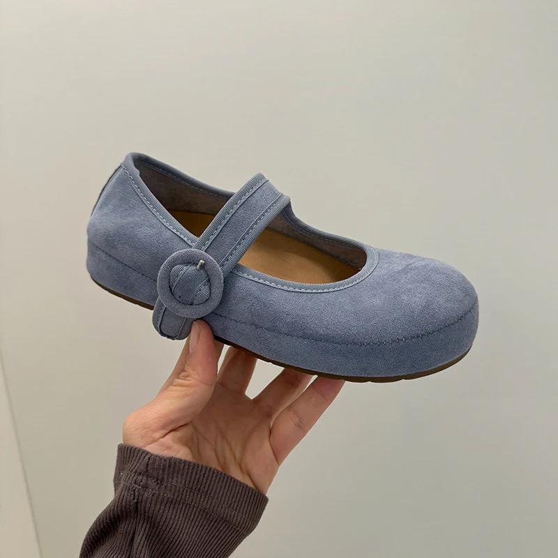 Damen Ballerinas mit bequemem Riemen und weichem Obermaterial Heidi Mode - Image 9