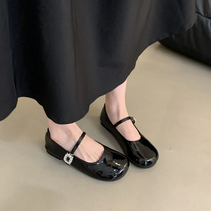 Damen Ballerinas mit dekorativem Riemen und elegantem Schuhdesign Heidi Mode - Image 2