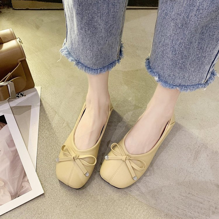 Damen Ballerinas mit Dekorativem Schleifen-Detail und Rutschfester Sohle Heidi-Mode - Image 2