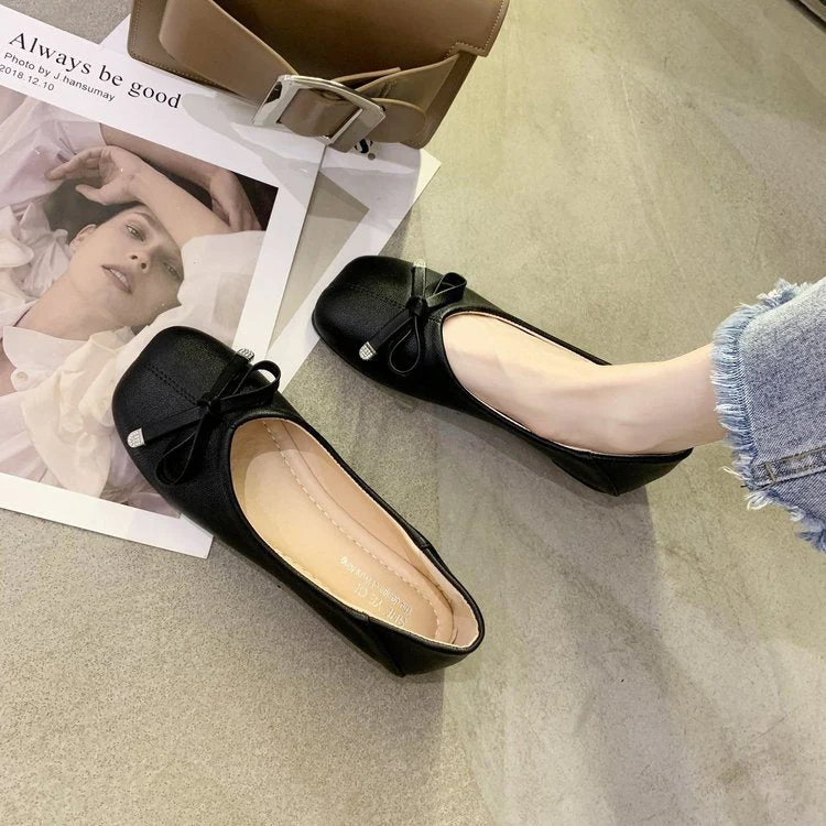 Damen Ballerinas mit Dekorativem Schleifen-Detail und Rutschfester Sohle Heidi-Mode - Image 4