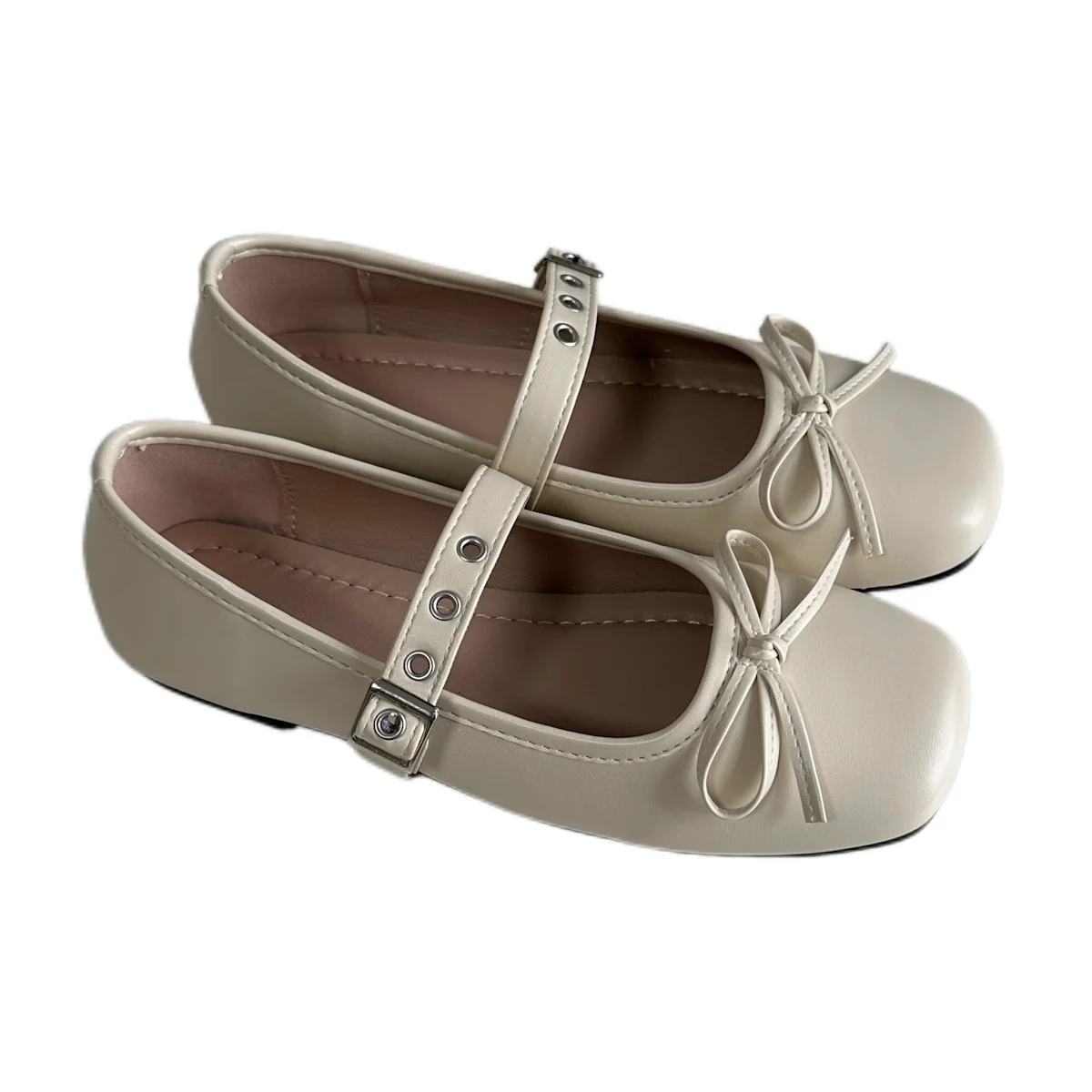Damen Ballerinas mit dekorativem Schleifenakzent und verstellbarem Riemen Heidi Mode - Image 5