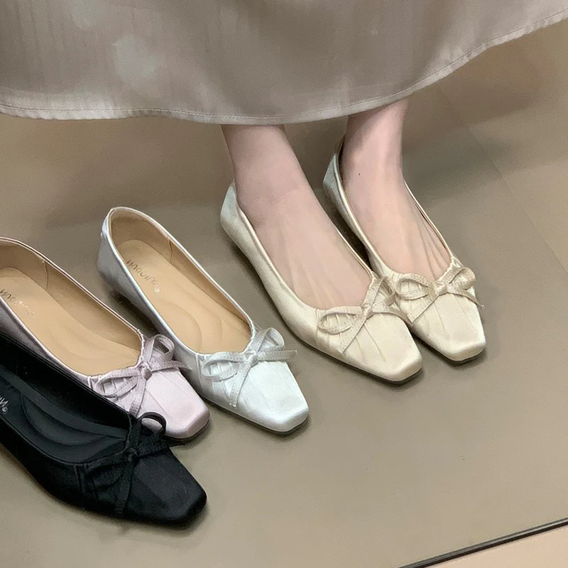 Damen Ballerinas mit dekorativem Schleifendetail und elegantem Design Heidi Mode - Image 8
