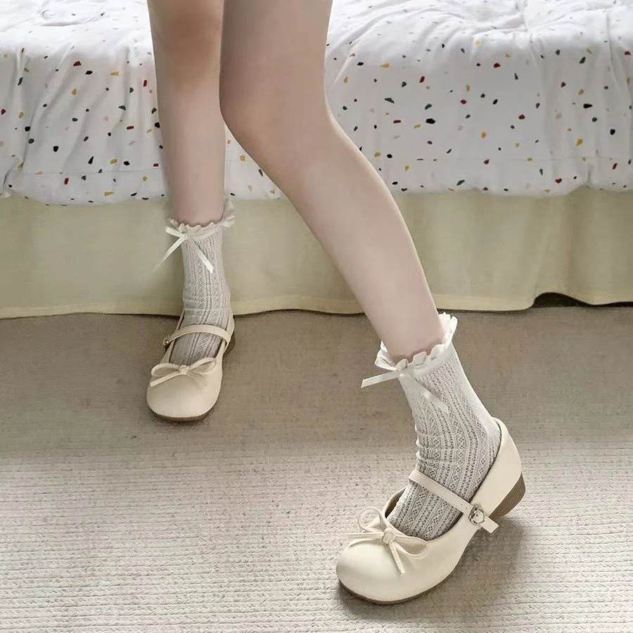 Damen Ballerinas mit dekorativem Schleifendetail und Komfortsohle Heidi Mode - Image 2