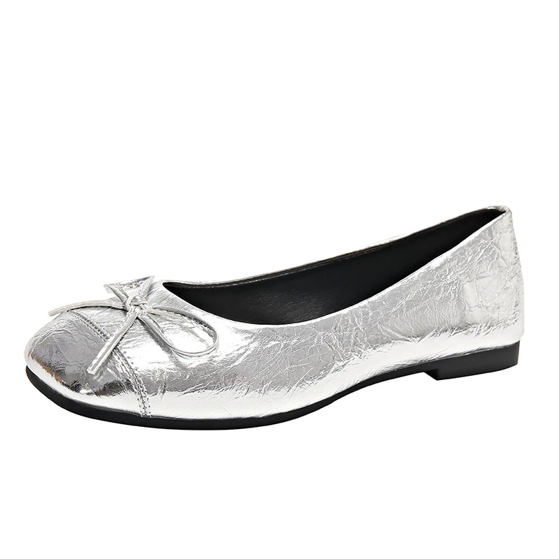 Damen Ballerinas mit dekorativem Schleifenverschluss und elegantem Design Heidi Mode - Image 5