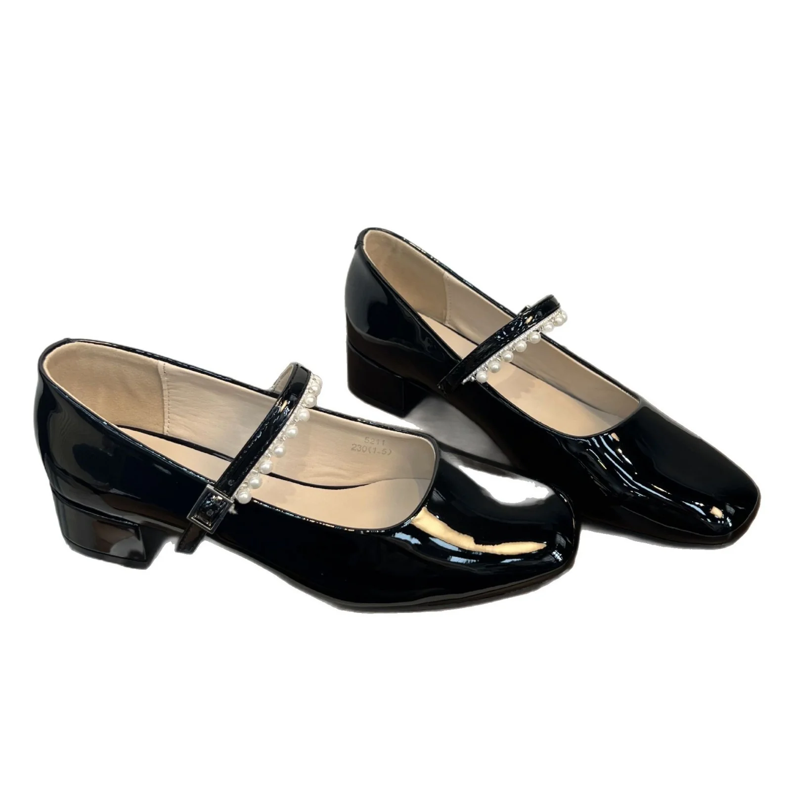 Damen Ballerinas mit dekorativer Riemenverzierung und komfortablem Absatz Heidi Mode - Image 5