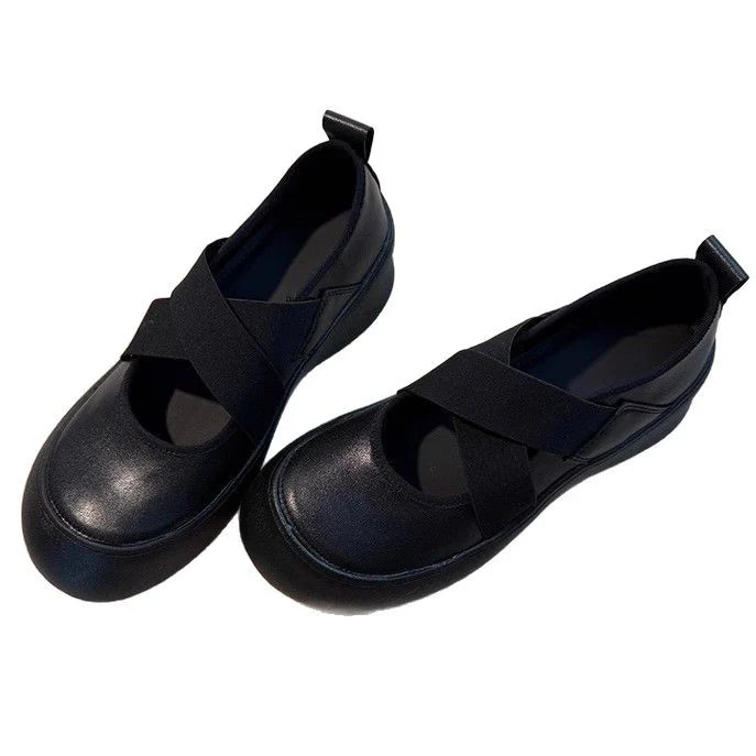 Damen Ballerinas mit elastischem Kreuzband und dämpfender Sohle Heidi Mode - Image 5
