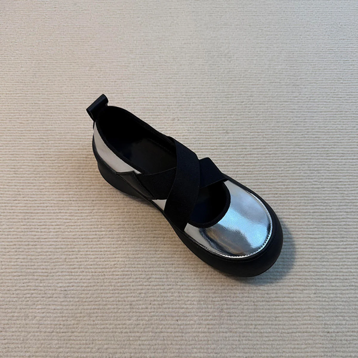 Damen Ballerinas mit elastischem Kreuzband und dämpfender Sohle Heidi Mode - Image 7