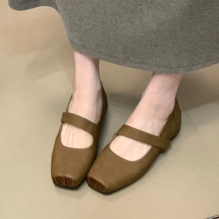 Damen Ballerinas mit elastischem Riemchen und komfortablem Fußbett Heidi Mode - Image 4