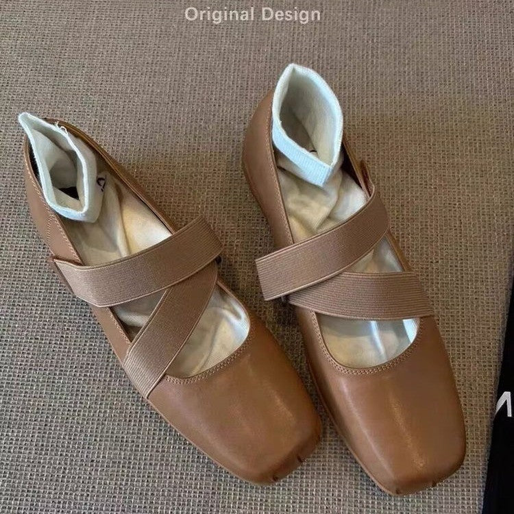 Damen Ballerinas mit elastischen Riemen und weichem Innenfutter Heidi Mode - Image 2