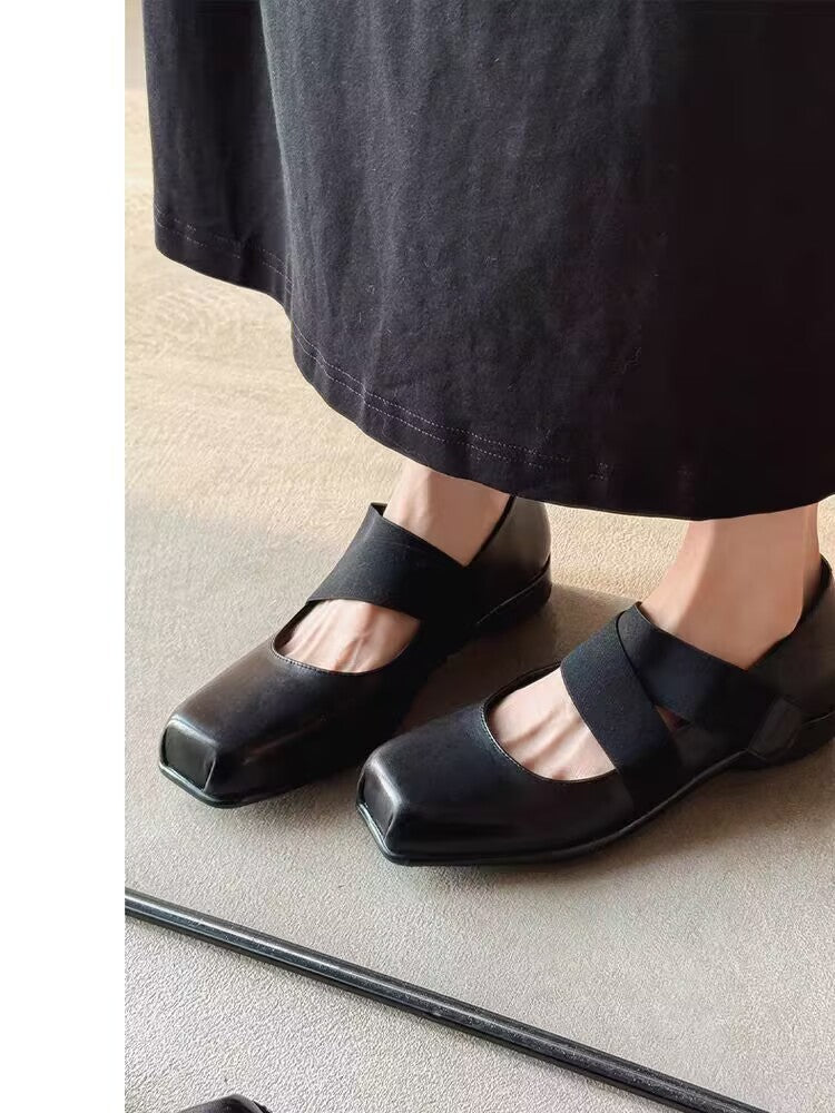 Damen Ballerinas mit elastischen Riemen und weichem Innenfutter Heidi Mode - Image 6