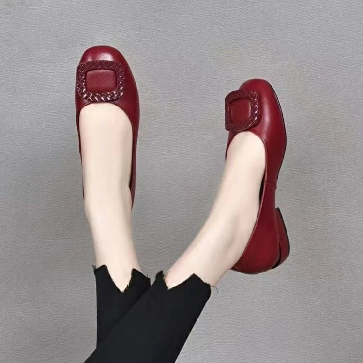 Damen Ballerinas mit elegantem, geflochtenem Detail und bequemer Sohle Heidi Mode - Image 3