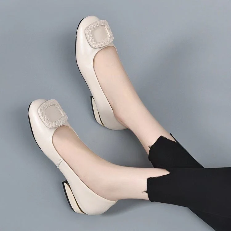 Damen Ballerinas mit elegantem, geflochtenem Detail und bequemer Sohle Heidi Mode - Image 4