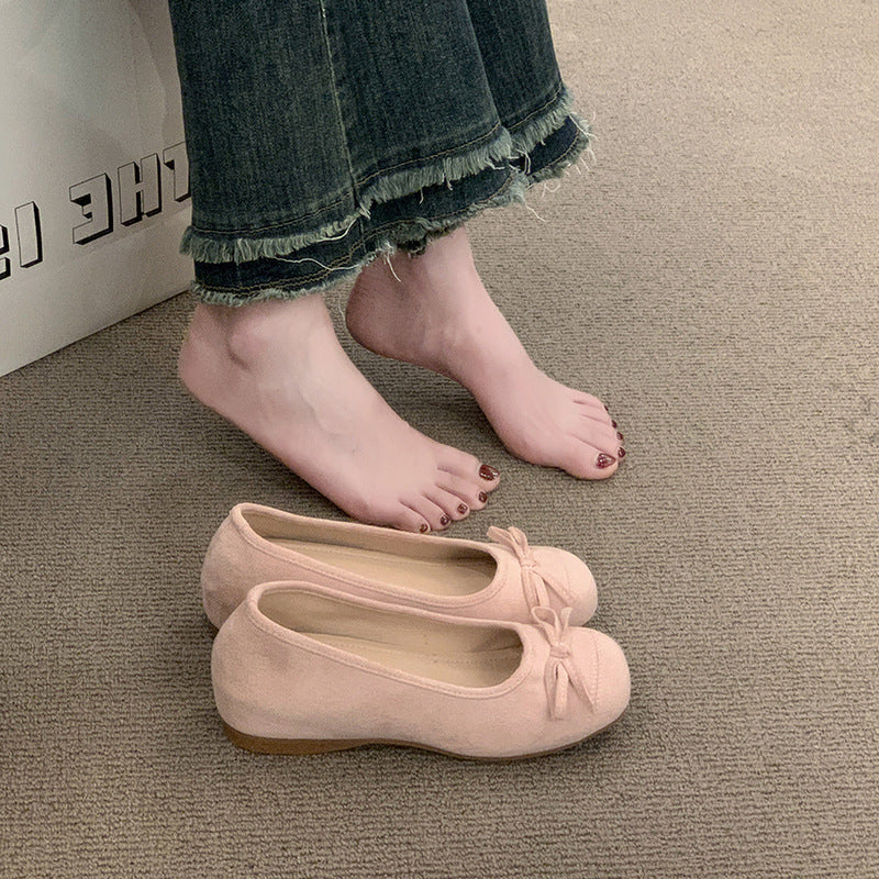 Damen Ballerinas mit elegantem Glanz und feiner Schleife Heidi Mode - Image 7