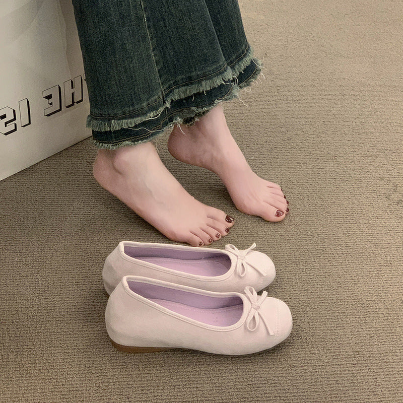 Damen Ballerinas mit elegantem Glanz und feiner Schleife Heidi Mode - Image 9