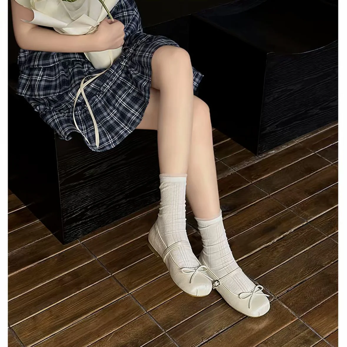 Damen Ballerinas mit elegantem Glanz und verspieltem Schleifen-Detail Heidi Mode - Image 8