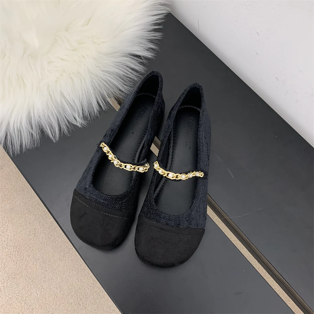 Damen Ballerinas mit elegantem Ketten-Detail Heidi Mode - Image 7