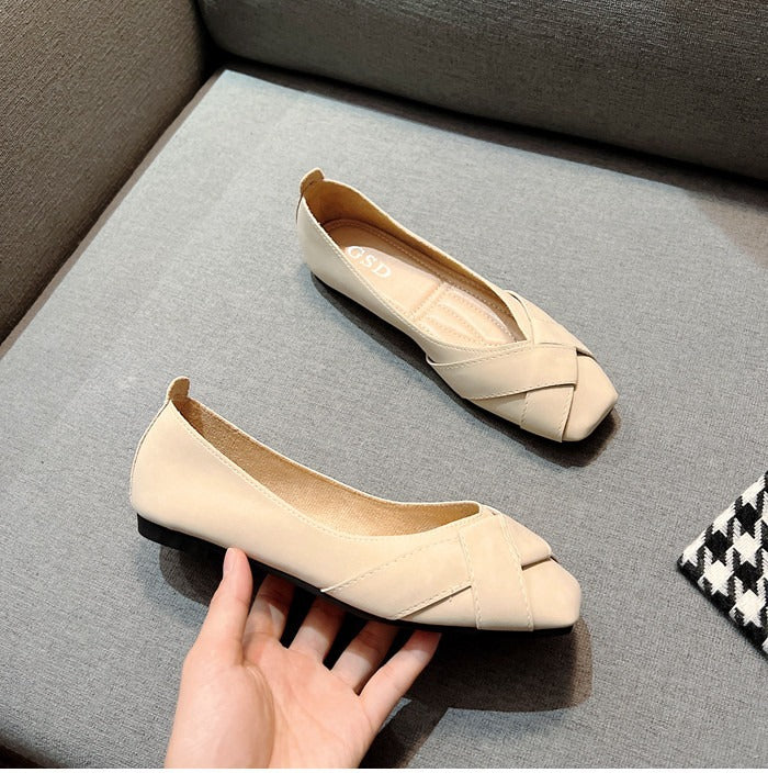 Damen Ballerinas mit elegantem Kreuzband-Design Heidi Mode - Image 6