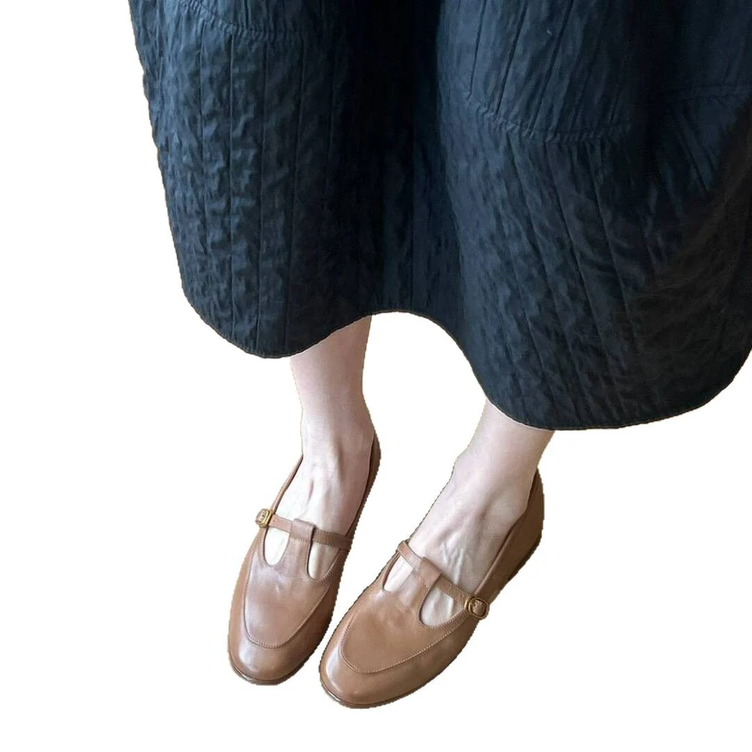 Damen Ballerinas mit elegantem Riemchen und glänzender Oberfläche Heidi Mode - Image 5