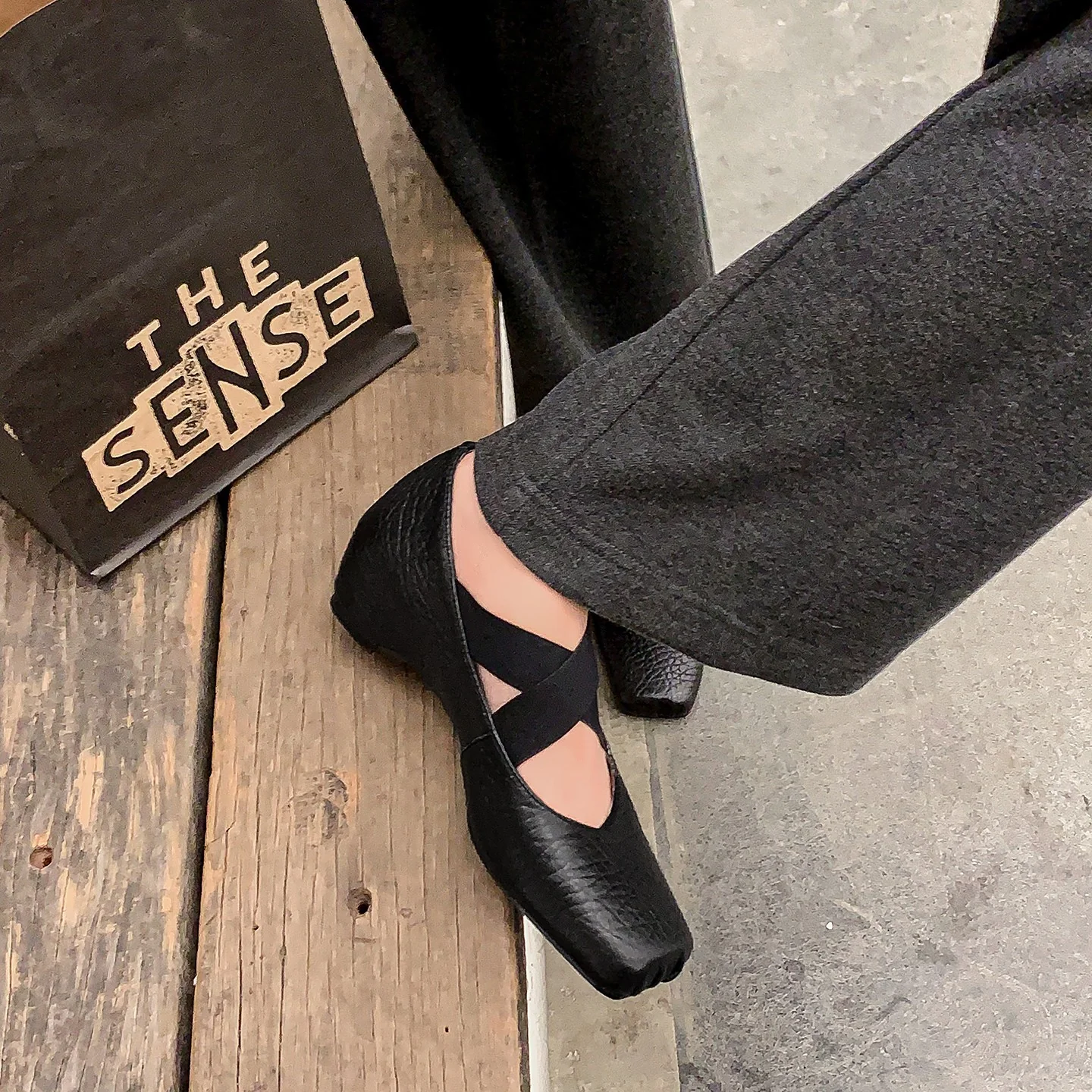 Damen Ballerinas mit elegantem Riemchen und komfortablem Fußbett Heidi Mode - Image 2