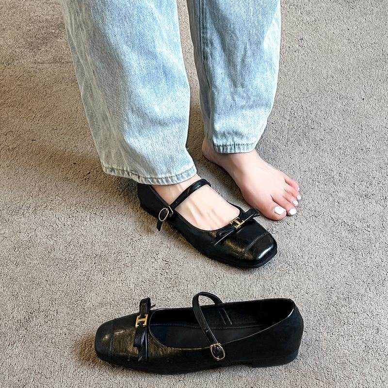 Damen Ballerinas mit elegantem Riemchen und modischem Schleifendetail Heidi Mode - Image 4