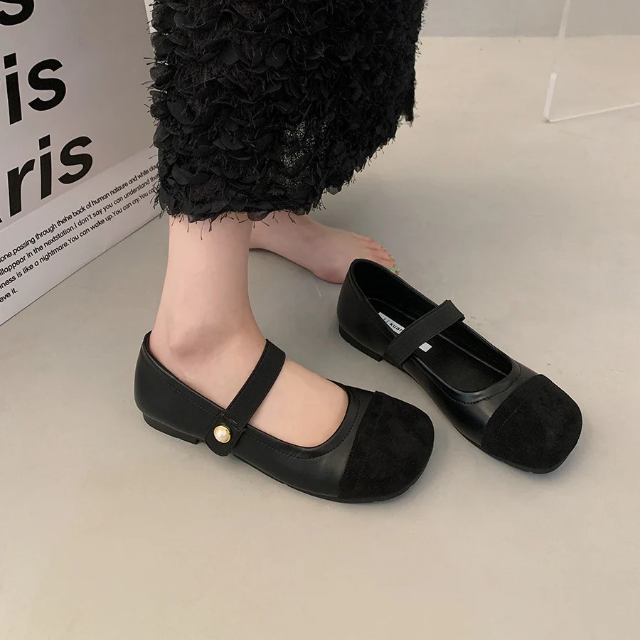 Damen Ballerinas mit elegantem Riemchen und modischer Perlenverzierung Heidi Mode - Image 3