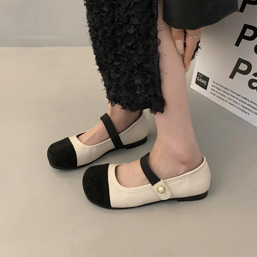 Damen Ballerinas mit elegantem Riemchen und modischer Perlenverzierung Heidi Mode - Image 4
