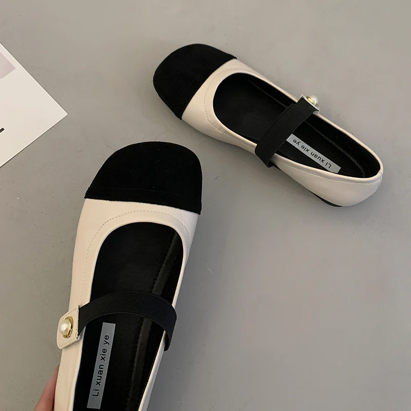 Damen Ballerinas mit elegantem Riemchen und modischer Perlenverzierung Heidi Mode - Image 6