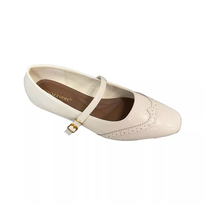 Damen Ballerinas mit elegantem Riemchen und verspieltem Schnitt Heidi Mode - Image 5