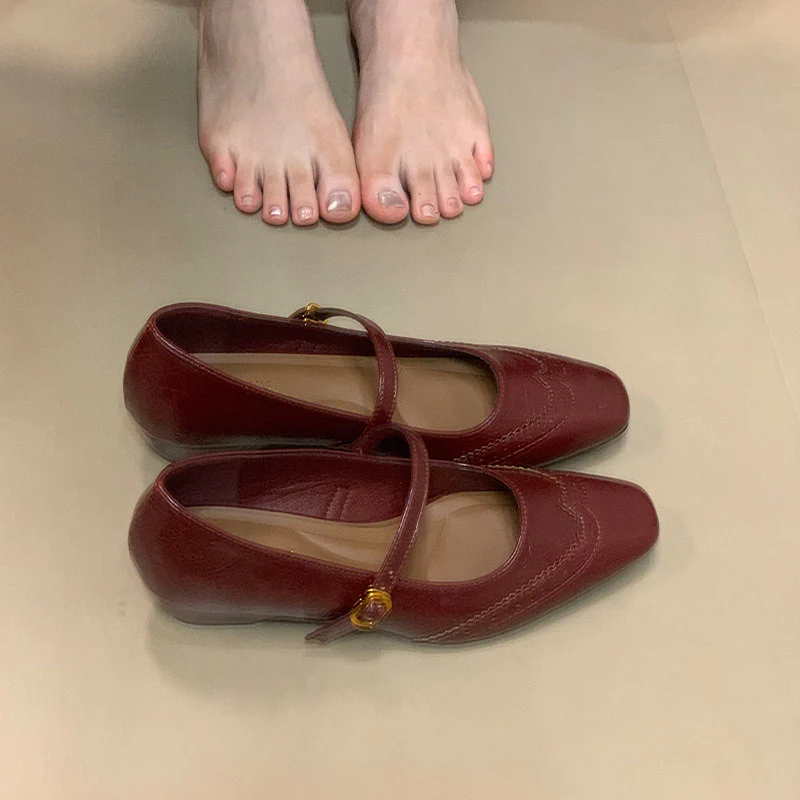Damen Ballerinas mit elegantem Riemchen und verspieltem Schnitt Heidi Mode - Image 7