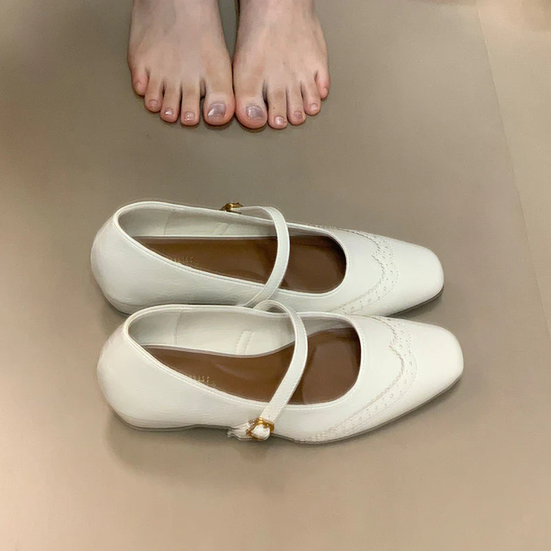 Damen Ballerinas mit elegantem Riemchen und verspieltem Schnitt Heidi Mode - Image 8
