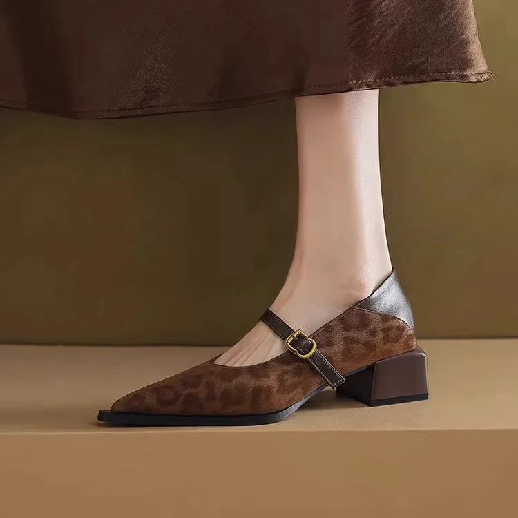 Damen Ballerinas mit elegantem Riemen und dekorativem Verschluss Heidi Mode - Image 3